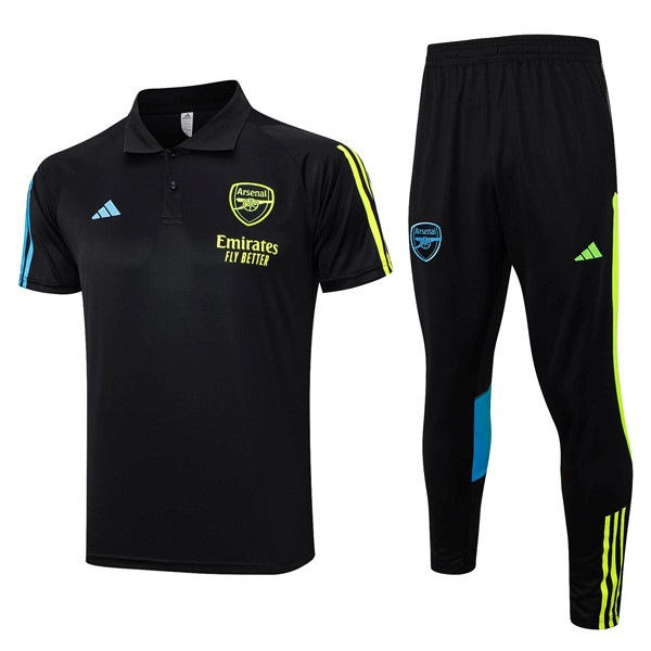 Polo Arsenal Conjunto Completo 2024 Schwarz